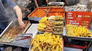 Amazing quality snack shop! Tteokbokki, Gimbap, Fried [Korean Street Food]