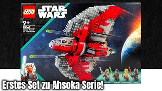 Bitte nur von der Schokoladenseite ansehen: LEGO Star Wars "Ahsoka Tanos T-6 Shuttle" Review! 75362