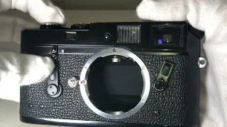 Leica M4 ブラックペイントの動作確認-Leica M4 Black Paint-