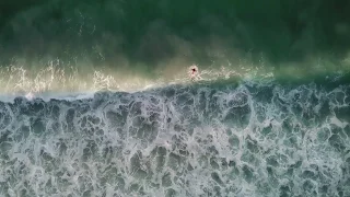 Surfing at Big Bay, Cape Town