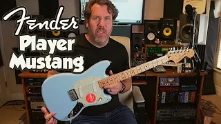 Fender Player Mustang - Sonic Blue & Fender Duo Sonic Comparison