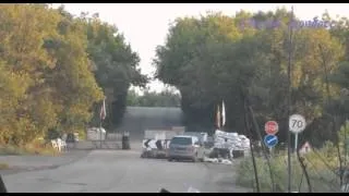 Взрыв моста между Горловкой и Дзержинском карателями Матейченко﻿