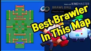 Triple Throwers Attack | Penalty Kick Brawl Ball Map in Brawl Stars | Best Brawler in this map