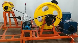 Free Energy Generator 3Hp Motor With 15KW Alternator Free Electricity Generator 230v With Truck Gear