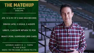 The Matchup | Jake Zivin with what to watch for with Austin FC coming to Portland