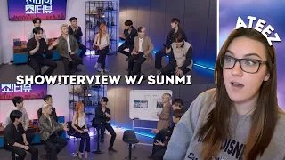 First Time Reacting to "Showterview with Sunmi" ATEEZ Reaction