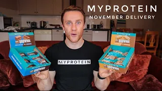 MyProtein November Delivery Unboxing | Clothing Try On & Food Haul