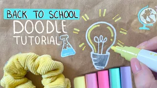 10 Back to School 📔 Doodles für Anfänger | Tutorial || Foxy Draws