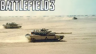 M1A2 Abrams Large Scale Desert Warfare - Battlefield 3 - 4K