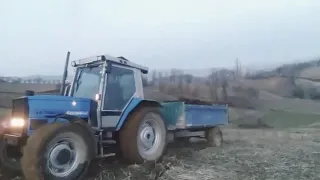 Landini 9800 turbo 4x4 propadanje prikolice