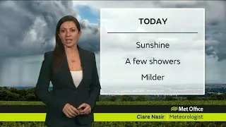 Tuesday afternoon forecast - 20/03/18
