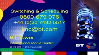 BBC Two Technical Fault - BT Tower Signal Loss (2009-03-29)