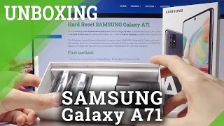 Samsung Galaxy A71 Unboxing – What’s inside the box?