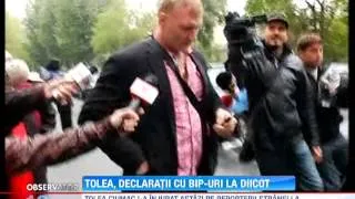 UPDATE / Tolea Ciumac i-a injurat pe reporterii stransi la DIICOT