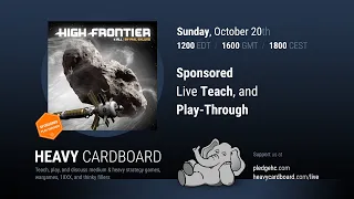 High Frontier 4th Edition 3p Teaching & Play-through by Heavy Cardboard