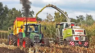 Mais Silage In The Mud | Claas Jaguar + Fendt | Schimmel B.V.