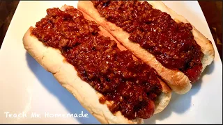 Southern-Style Hot Dog Chili | Summer Foods Series | Teach Me Homemade