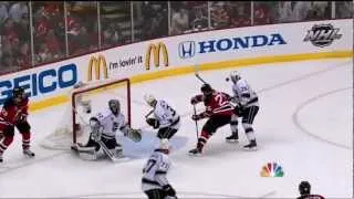 Anton Volchenkov goal. LA Kings vs New Jersey Devils Stanley Cup Game 1 5/30/12 NHL Hockey