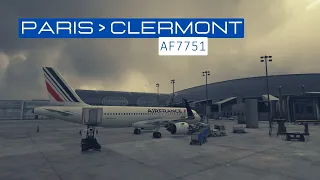 [MSFS/Ivao] - Air France A320Neo flight Paris CDG (FR) - Clermont-Ferrand (FR)