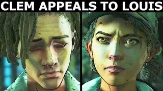 Clem Appeals To Louis, AJ Kills Marlon - The Walking Dead Final Season 4 Episode 1 ENDING