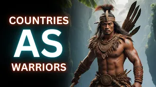 Asking AI to create a warrior for each country - Part 2