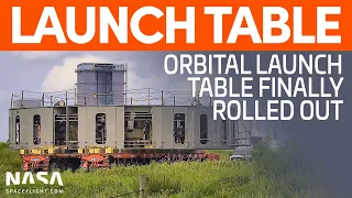 Orbital Launch Table Rolled Out - Launch Tower Section 9 lifted into Place  | SpaceX Boca Chica