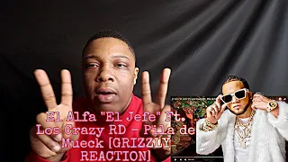 El Alfa "El Jefe" Ft. Los Crazy RD - Pila de Mueck [GRIZZLY REACTION]