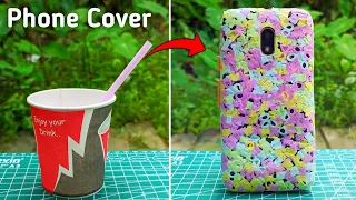 Mobile Phone Cover making at home with Useless Plastic Straws.