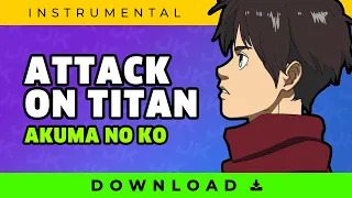 Akuma No Ko FULL SIZE instrumental Ending 7 🌺🌷🌸 Attack on Titan (オフボーカル) + LYRICS ROM/EN/JP