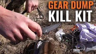 GEAR DUMP - KILL KIT AND POSSIBLES POUCH
