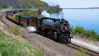 Canadian Pacific 2816, "The Empress", steaming across Minnesota, Wisconsin, and Illinois