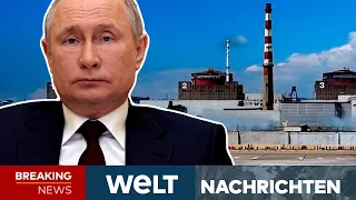 PUTINS KRIEG:  Atomkatastrophe droht! Erneut Beschuss nahe AKW - Selenskyj-Appell | WELT Newsstream