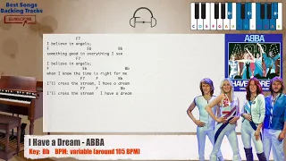 🎹 I Have a Dream - ABBA Piano Backing Track with chords and lyrics