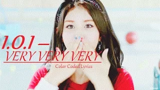 I.O.I - VERY VERY VERY (Color Coded LYRICS)