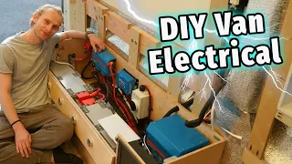 DIY Camper Van Electrical FULL INSTALL | Cory's van build (part 9)