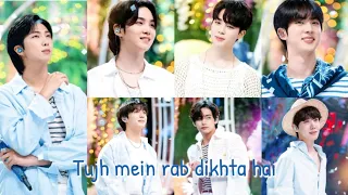 BTS💜//Tujh mein rab dikhta hai💕//hindi song (fmv)