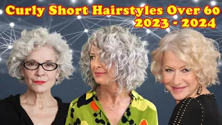 Curly Short Hairstyles for Women Over 60 in 2023 - 2024