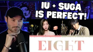 First Time Reaction to - IU & BTS' SUGA - EIGHT ( Metal Vocalist )