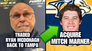 Nashville Predators Trade for Mitch Marner AFTER Ryan McDonagh Deal? Toronto Maple Leafs Rumours