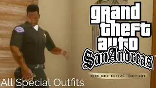 Grand Theft Auto San Andreas Definitive Edition - All Special Outfits