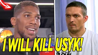 Anthony Joshua PROMISES TO EASILY KNOCK OUT Alexander Usyk IN A REMATCH / Tyson Fury - Joshua FIGHT