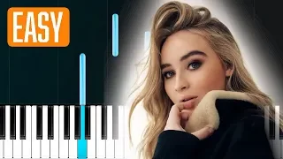 Sabrina Carpenter - Paris 100% EASY PIANO TUTORIAL