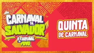 [AO VIVO] Transmissão do Carnaval da Salvador 2024: Quinta (08/02/2024) - Salvador FM