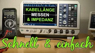 How to measure cable impedance and cable length - Tutorial
