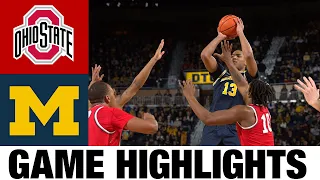 Ohio State vs Michigan | 2023 College Basketball Highlights