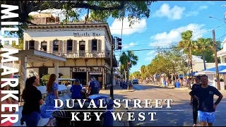 [4K] DUVAL STREET - KEY WEST, FL - 4K Relaxing Tropical Scenic Walking Tour with Binaural 🎧