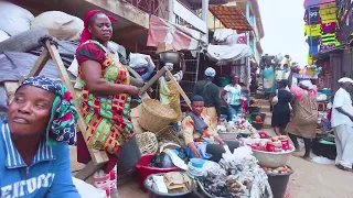 AMAZING BIGGEST AFRICA STREET MARKET KUMASI GHANA