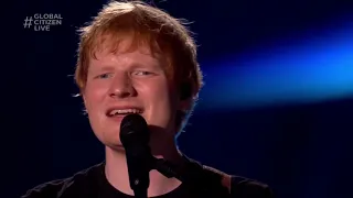 Ed Sheeran 'Perfect' live at Global Citizen