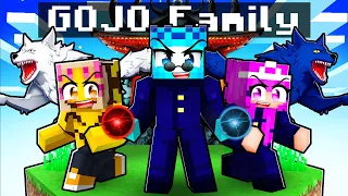 Having a JUJUTSU KAISEN ANIME FAMILY in Minecraft!