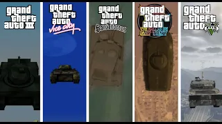 Evolution of TANKS Falling from Sky in GTA Games (2001 -2020) | GTA Evolution